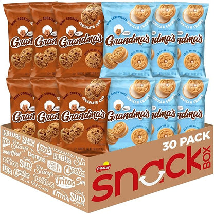 Grandma's Mini Cookies variety pack of 30 bags