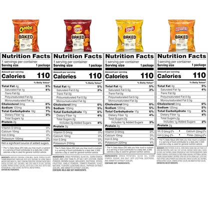 Individual baked snack bags for lunches