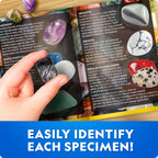 Educational gemstone dig kit for rock collecting