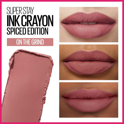Maybelline longwear matte lipstick with built-in sharpener