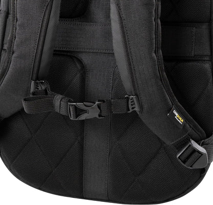 Nike black backpack shoulder strap detail