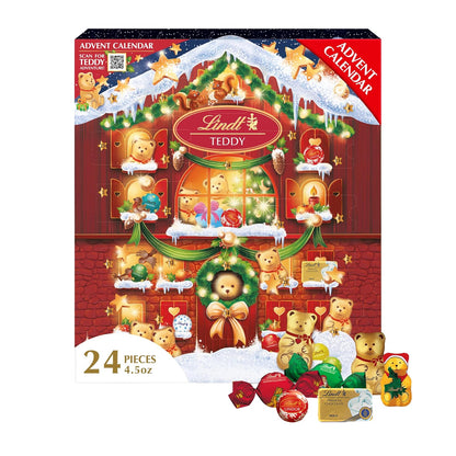 Lindt TEDDY assorted chocolate candy advent calendar