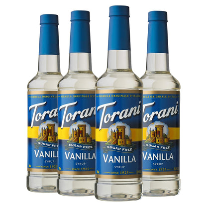 Torani sugar free vanilla syrup bottles 25.4 fl oz