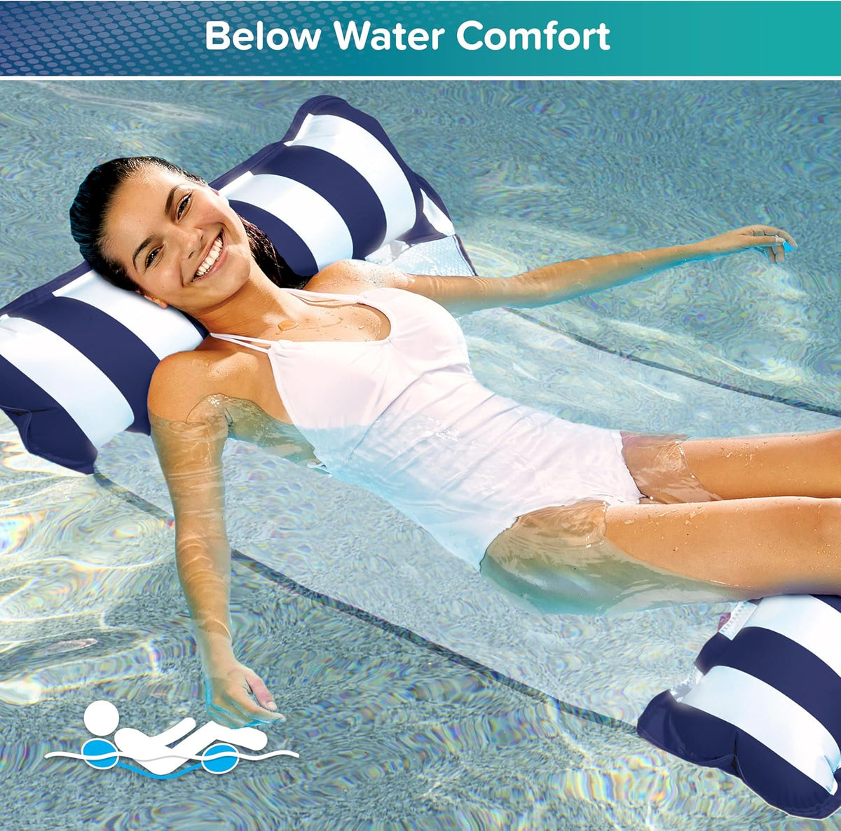 Aqua LEISURE floating chair and pool raft design