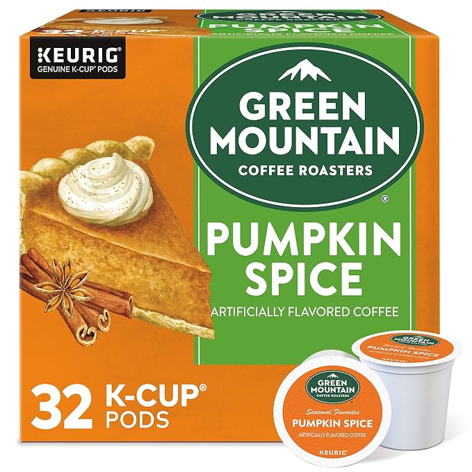 Green Mountain Coffee Roasters Pumpkin Spice K-Cup pods 32 count