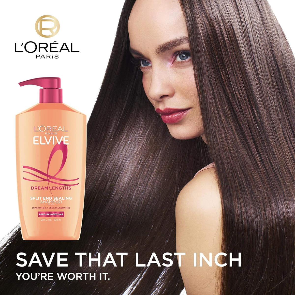 L'Oreal Paris hair repair duo with castor oil and vitamins
