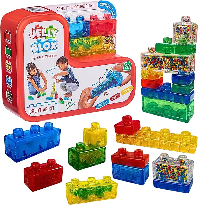 Jelly Blox Creative Kit sensory building blocks for toddlers