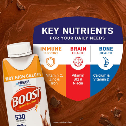 BOOST 24 pack bottled nutritional protein drinks