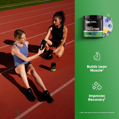 Creatine monohydrate powder Blueberry Lemonade fitness supplement