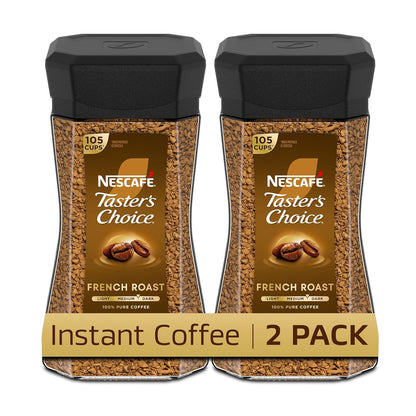 Taster's Choice dark roast instant coffee 2 pack