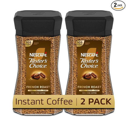 NESCAFÉ Taster's Choice French Roast instant coffee jars