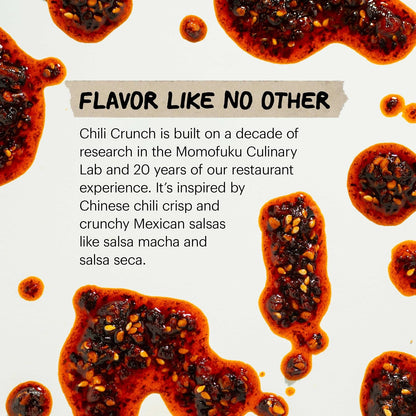 Momofuku Chili Crunch for noodles rice and eggs