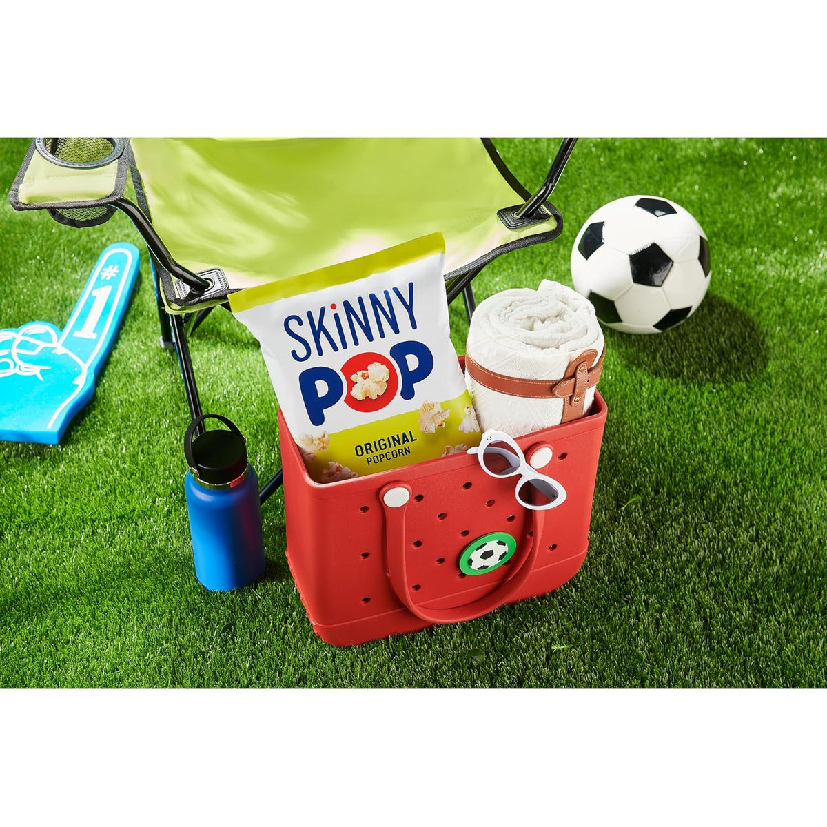 SkinnyPop Original popped popcorn snack bag