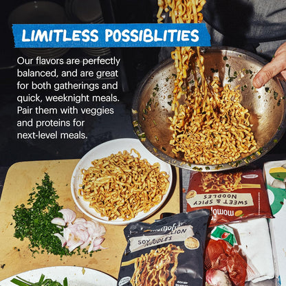 Four pack of Momofuku Soy and Scallion noodles