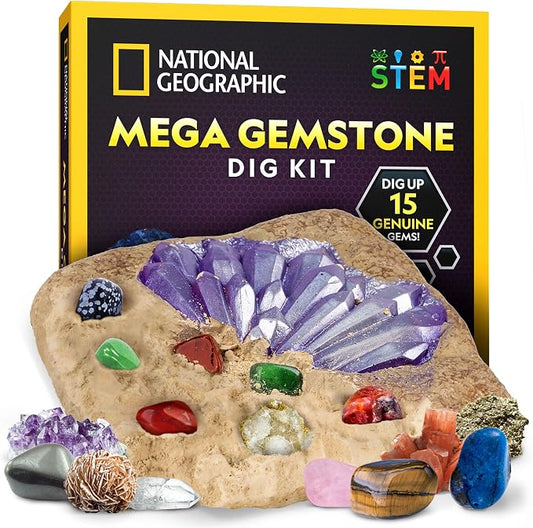 National Geographic gemstone dig kit for kids