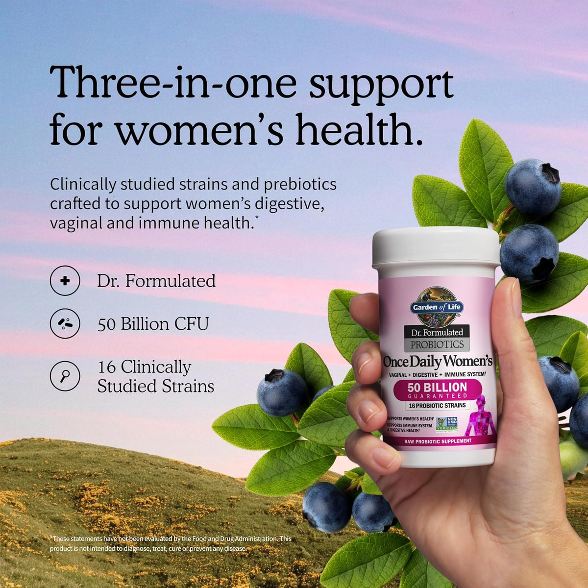 Women’s probiotic supplement with 16 probiotic strains