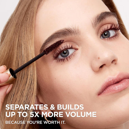 Burgundy eye mascara for full bold lashes