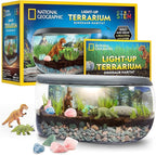 National Geographic light-up dinosaur terrarium kit for ages 6+