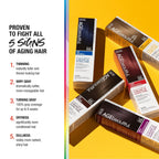 Permanent hair color cream for at-home root touch-up
