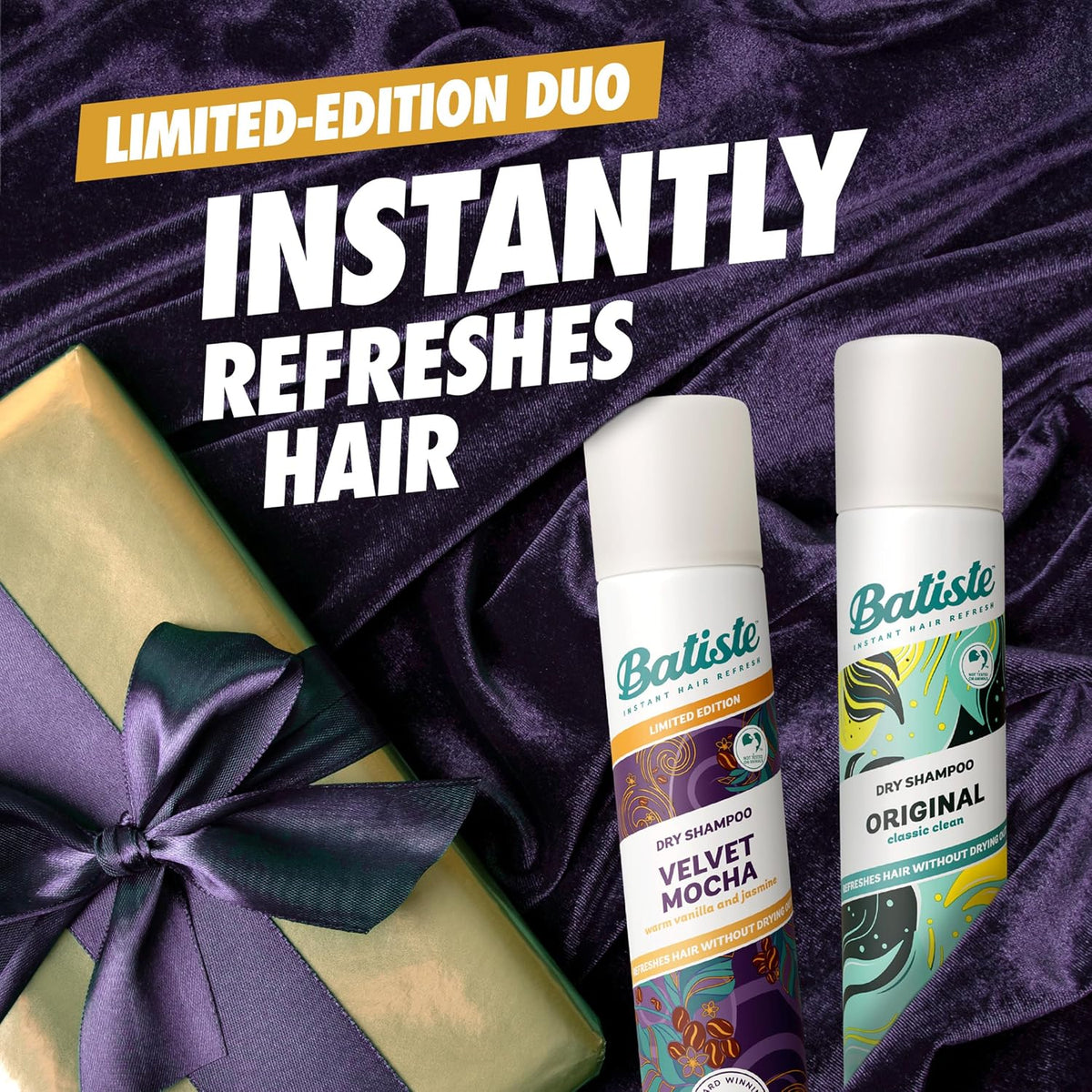 Batiste limited-edition Velvet Mocha dry shampoo