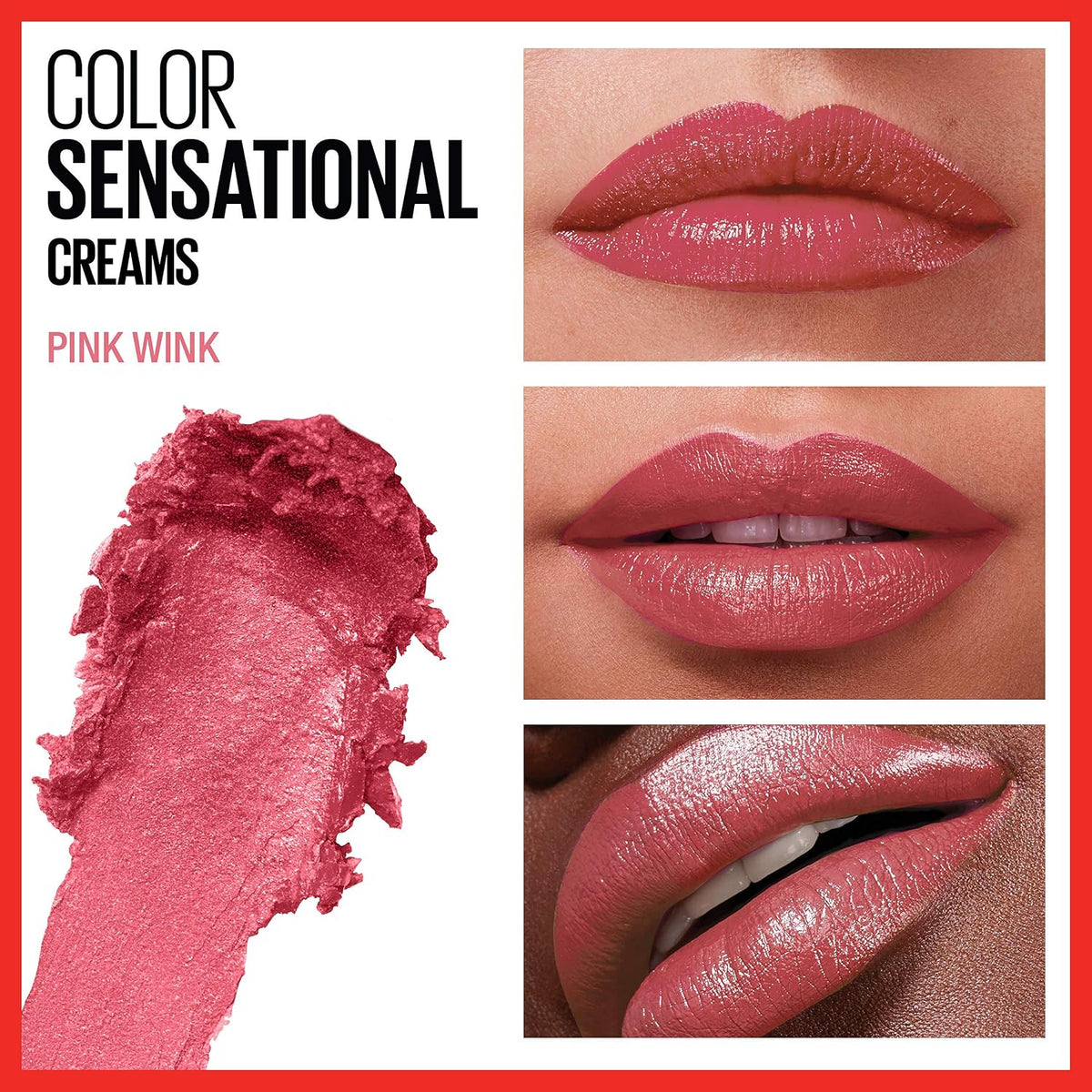 Maybelline Color Sensational lipstick with honey nectar