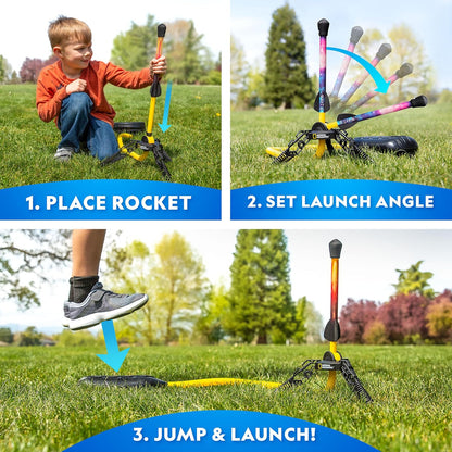 STEM flying rocket toy for kids ages 8 to 12