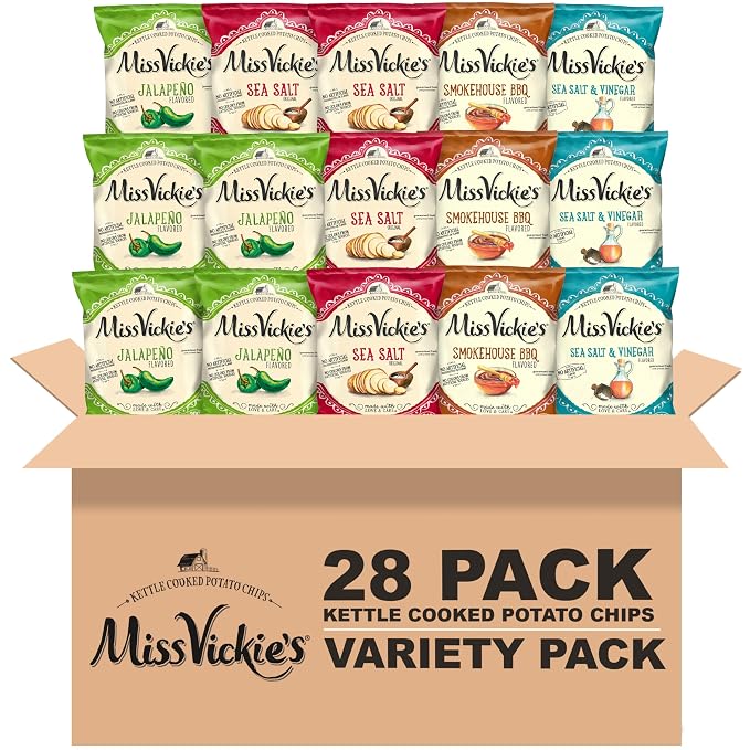 Miss Vickie's kettle cooked potato chips variety pack 28 count