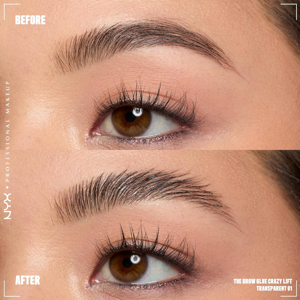 NYX PROFESSIONAL MAKEUP brow styling gel packaging