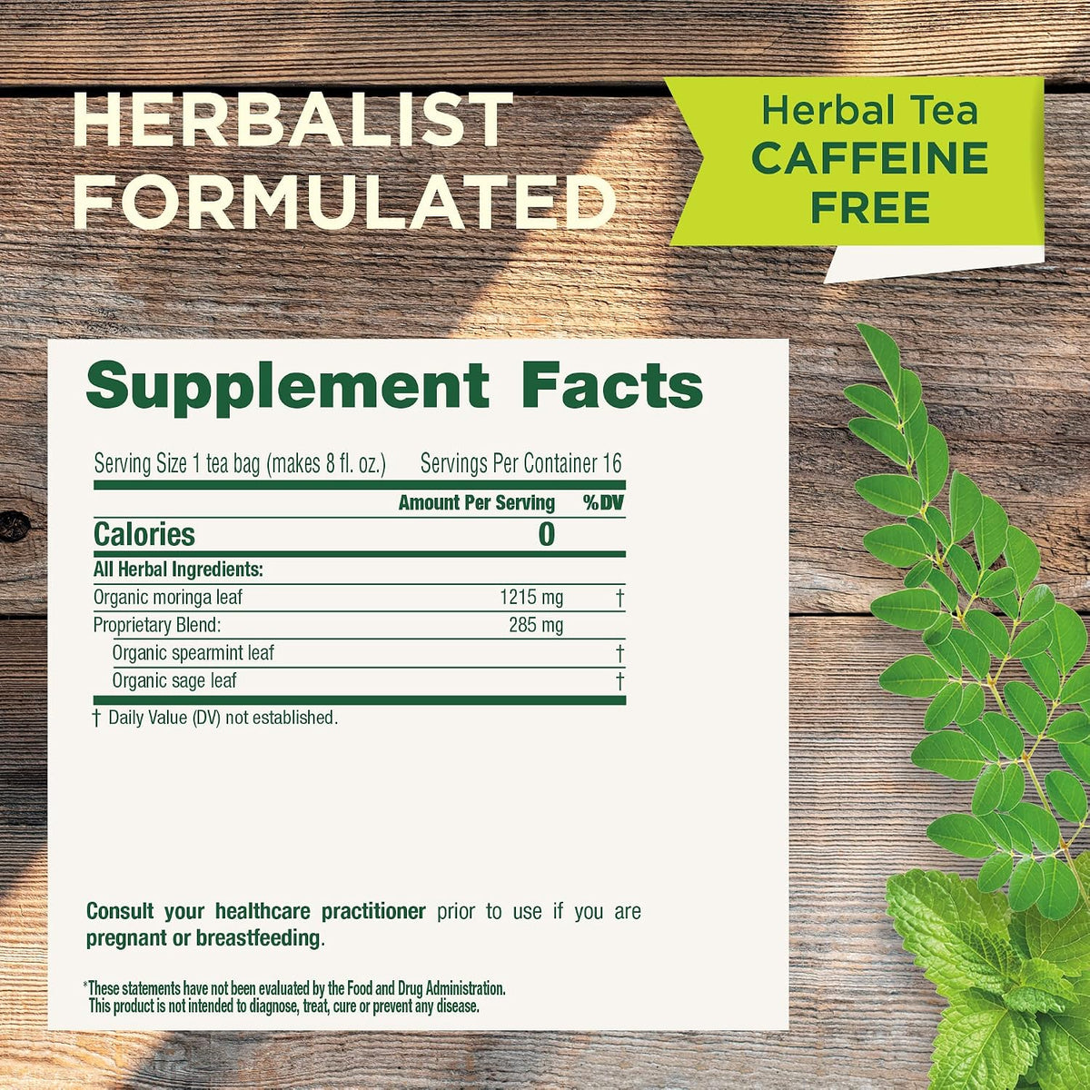 Traditional Medicinals tea sampler spearmint box
