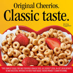 Cheerios breakfast cereal made with whole grain oats