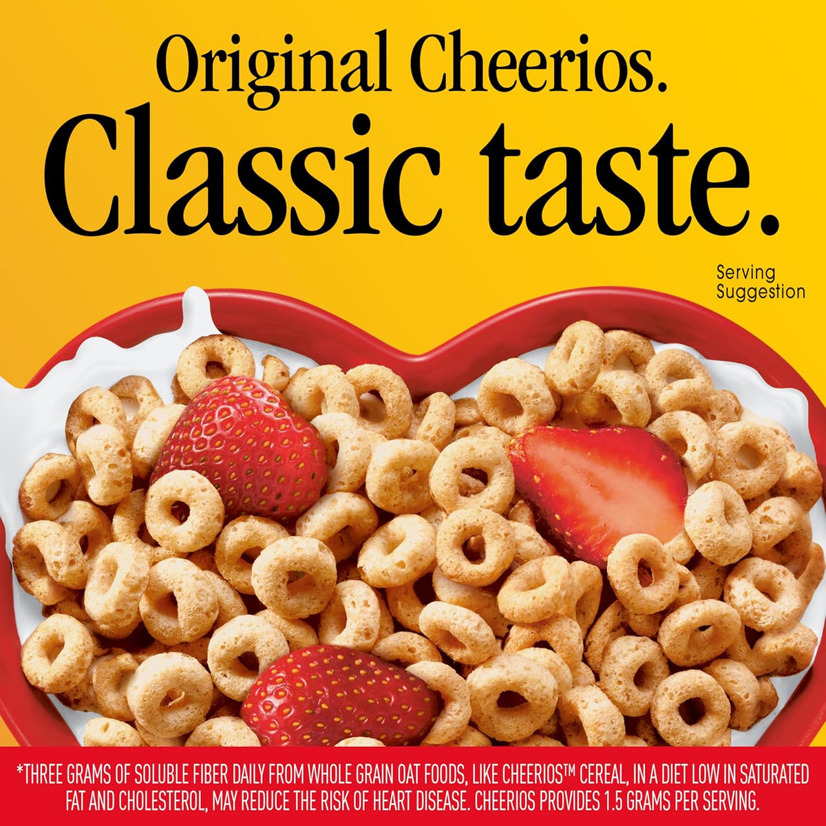 Cheerios toasted oat cereal nutrition and box details