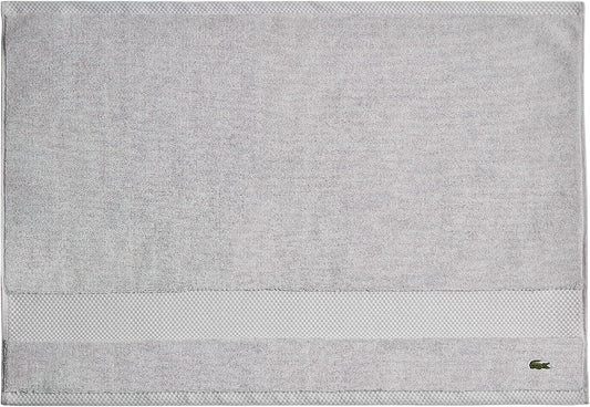 Micro Chip cotton bath mat with Lacoste croc detail