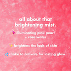 e.l.f. Power Grip Rosé brightening setting spray