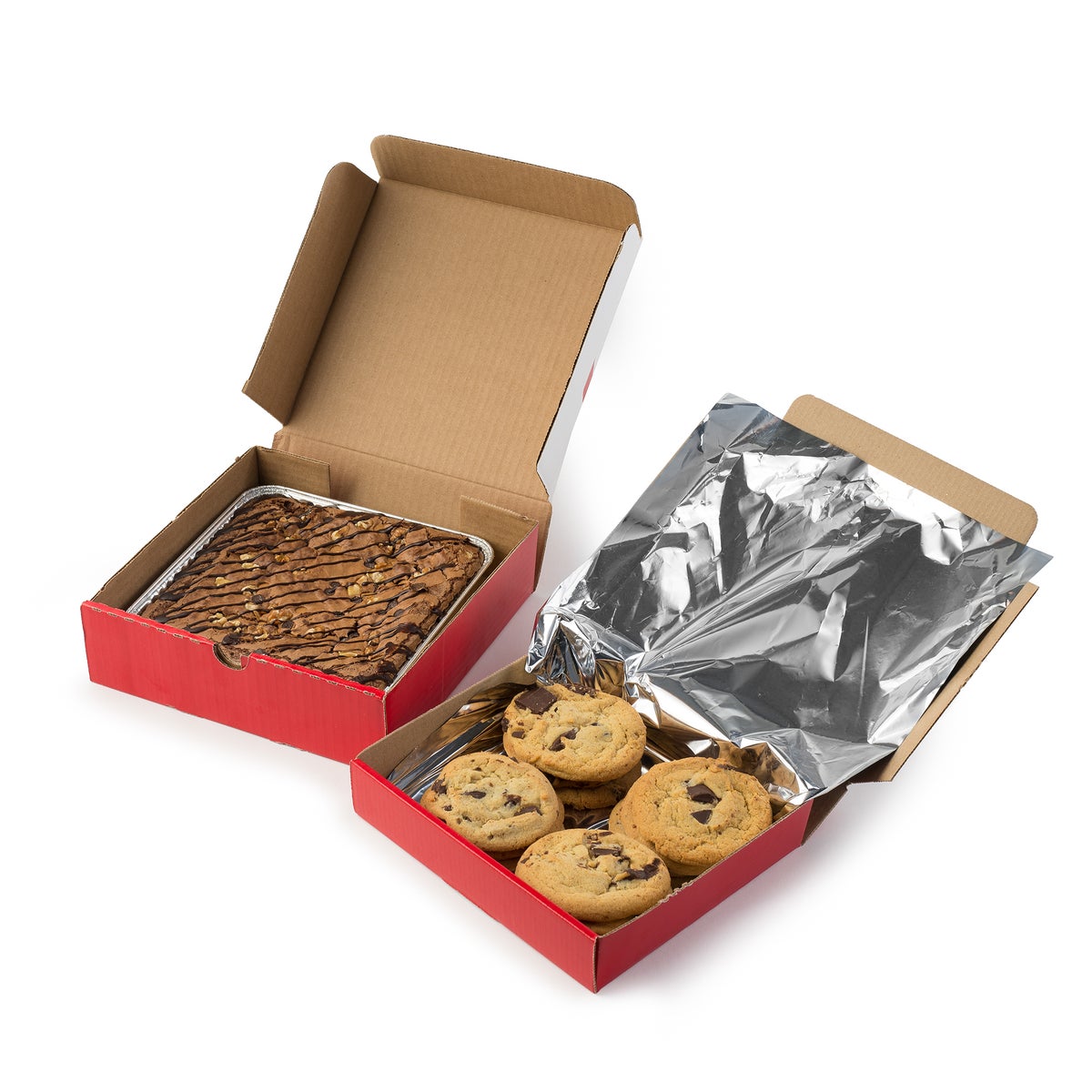 Rocky Road brownies and chocolate chunk cookies by David's Cookies