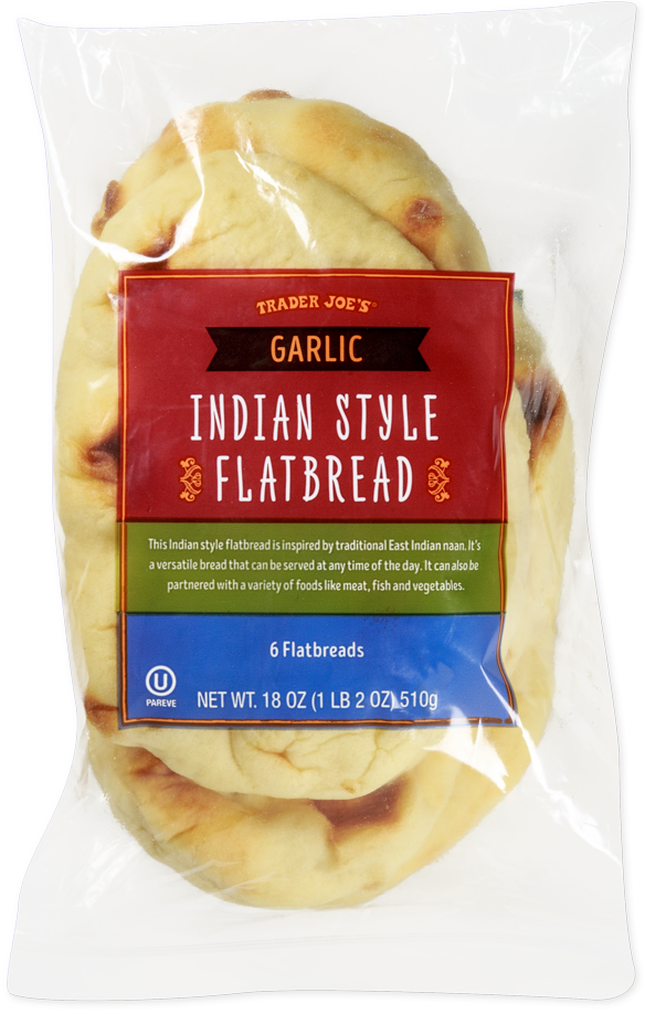 Trader Joe's Garlic Indian Style Flatbread