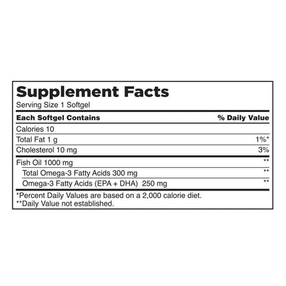 Kirkland Signature 400-count fish oil bottle for daily use