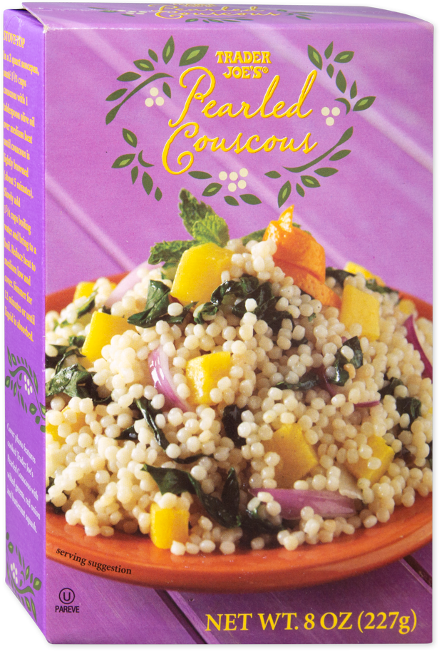 Trader Joe's pearled couscous package