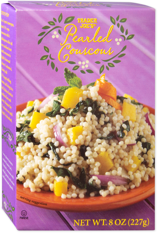 Trader Joe's pearled couscous package