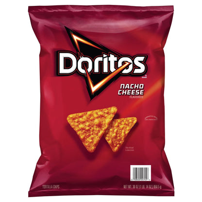 Doritos Nacho Cheese tortilla chips 30 oz bag