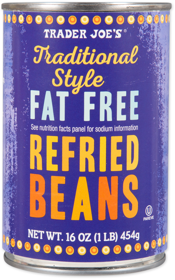 Trader Joe's traditional style fat free refried beans
