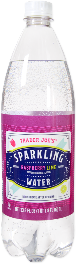 Trader Joe's Raspberry Lime Sparkling Water