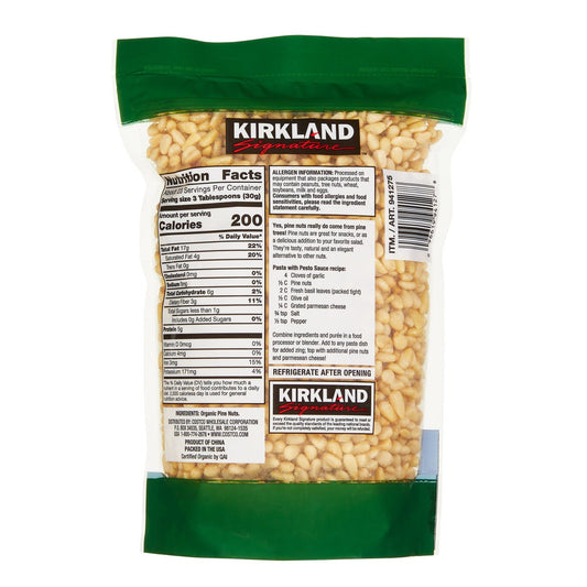 Organic pine nuts for pasta and salads