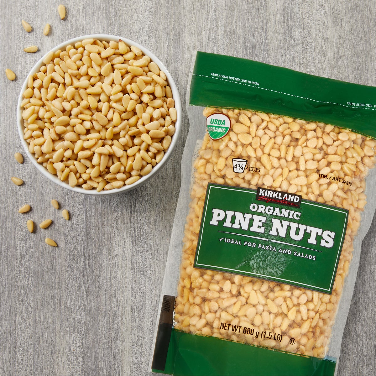 Kirkland Signature pine nuts pantry staple