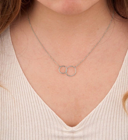 Anavia gift-ready silver-tone triple-circle jewelry