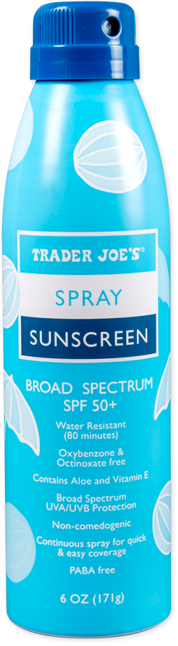 Trader Joe's SPF 50+ sunscreen spray