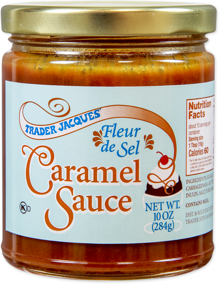 Trader Joe's Fleur de Sel Caramel Sauce jar