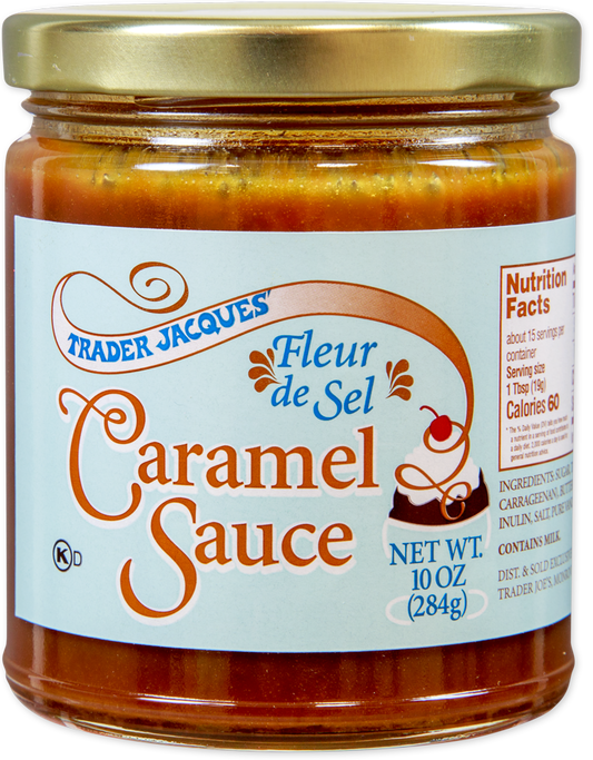 Trader Joe's Fleur de Sel Caramel Sauce jar