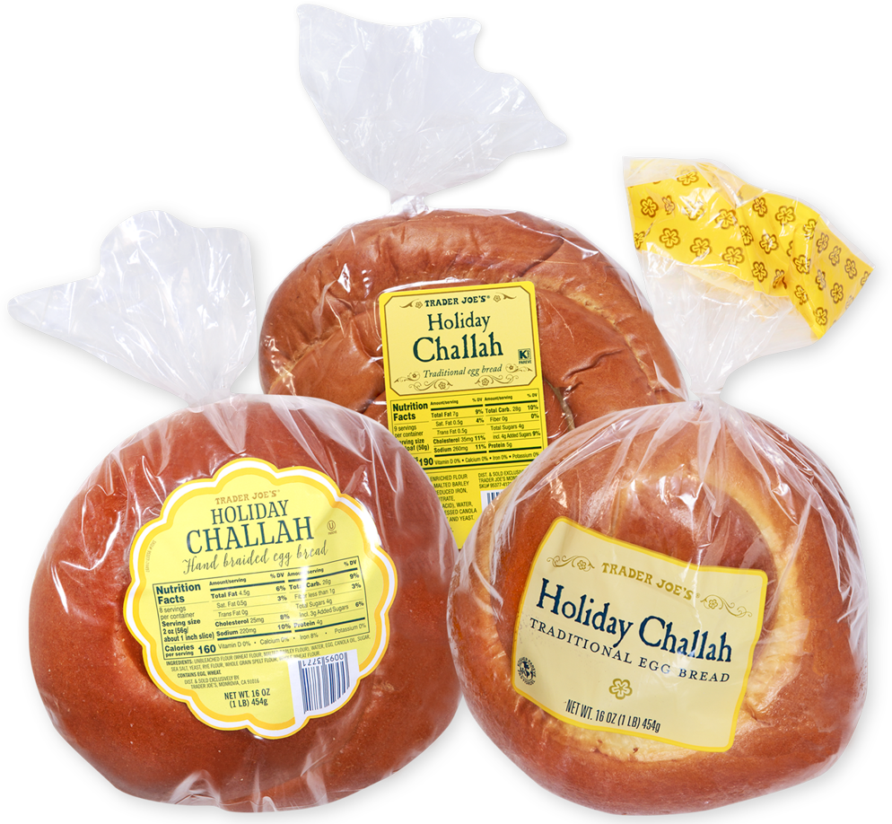 Trader Joe's Holiday Round Challah kosher bread