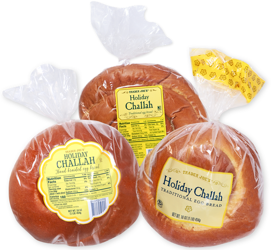 Trader Joe's Holiday Round Challah kosher bread