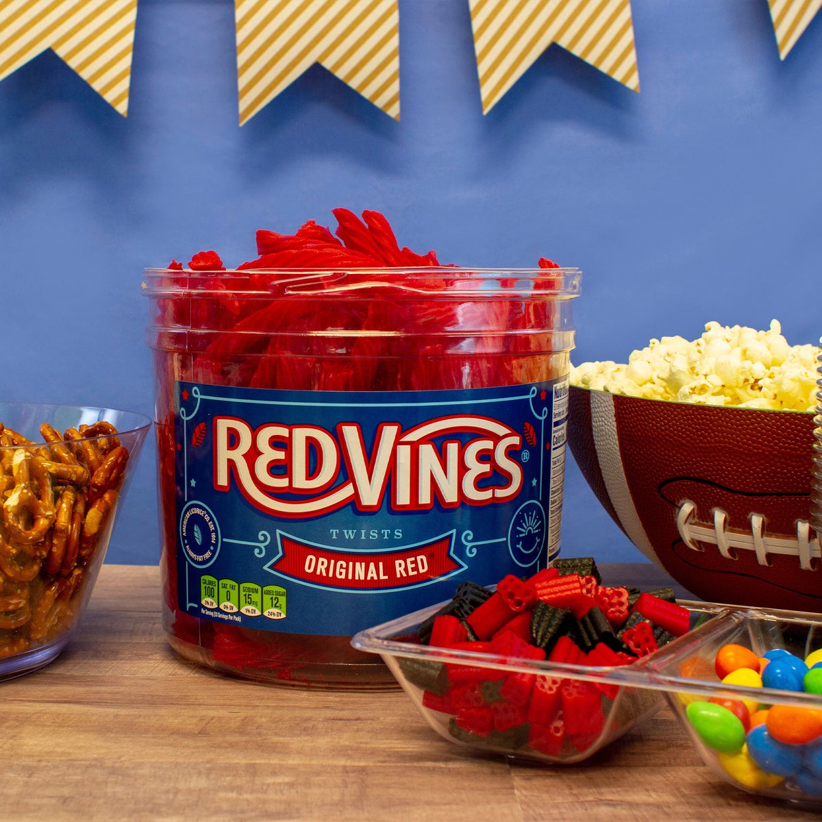 Large jar of Red Vines Original Red candy